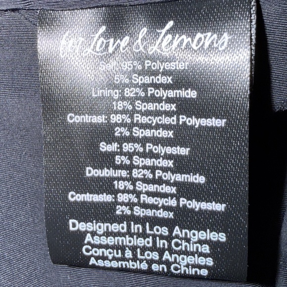 For Love & Lemons Yara Rose Velour Mini Dress Size 2X - Picture 15 of 16